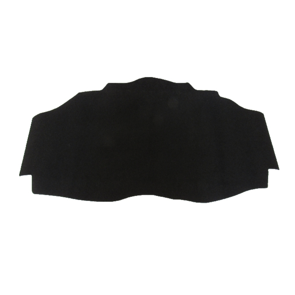 Trunk Floor Mat Cover for 1973 Cadillac Eldorado Convertible, Black Carpet Material, Easy to Install, Protects Trunk Floor