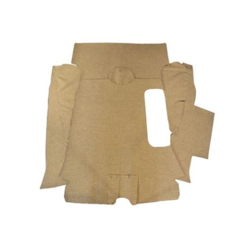 Trunk Floor Mat Cover for 1956 Cadillac Series 62 Hardtop, Brown Carpet Material, 5pc Kit, US-made OEM Quality.