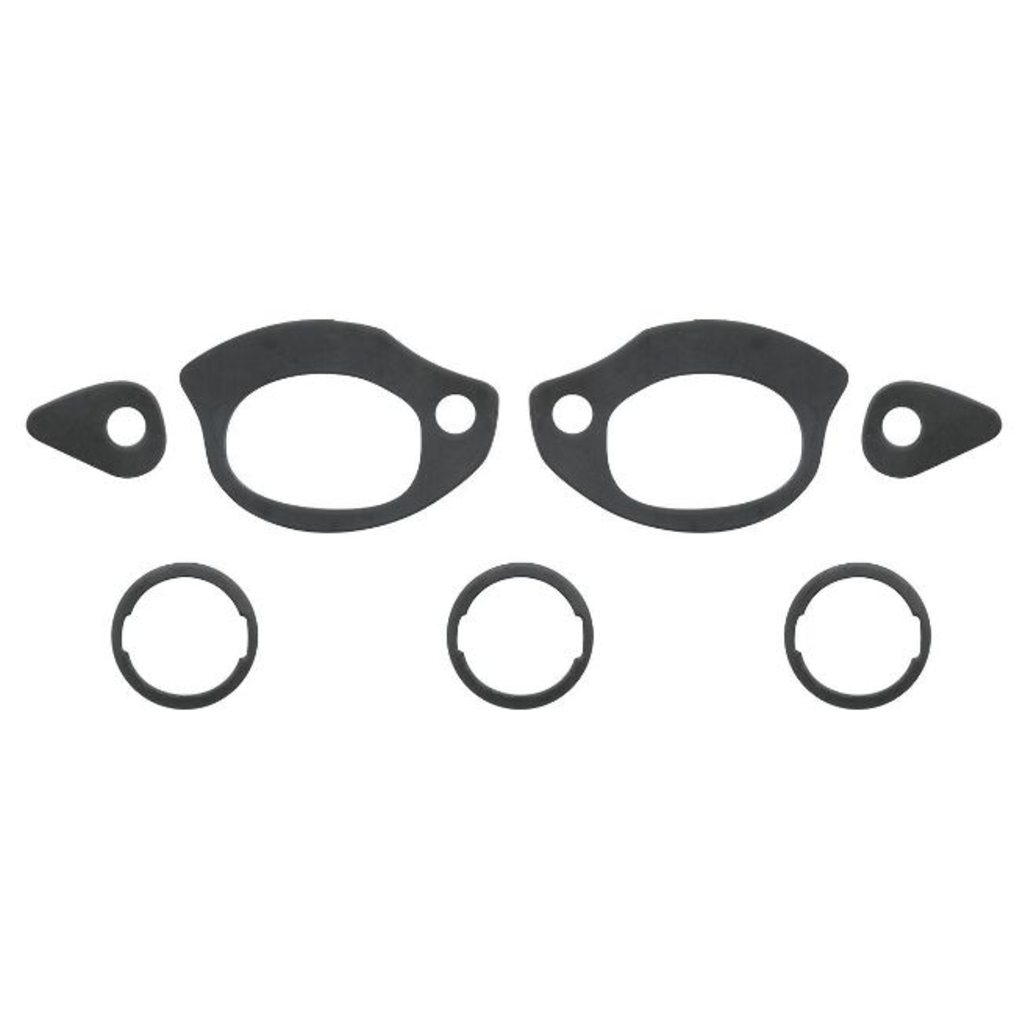 Door Handle Gaskets & Lock Cylinder Set 7 Pieces for 1967-1969 Chevrolet Camaro