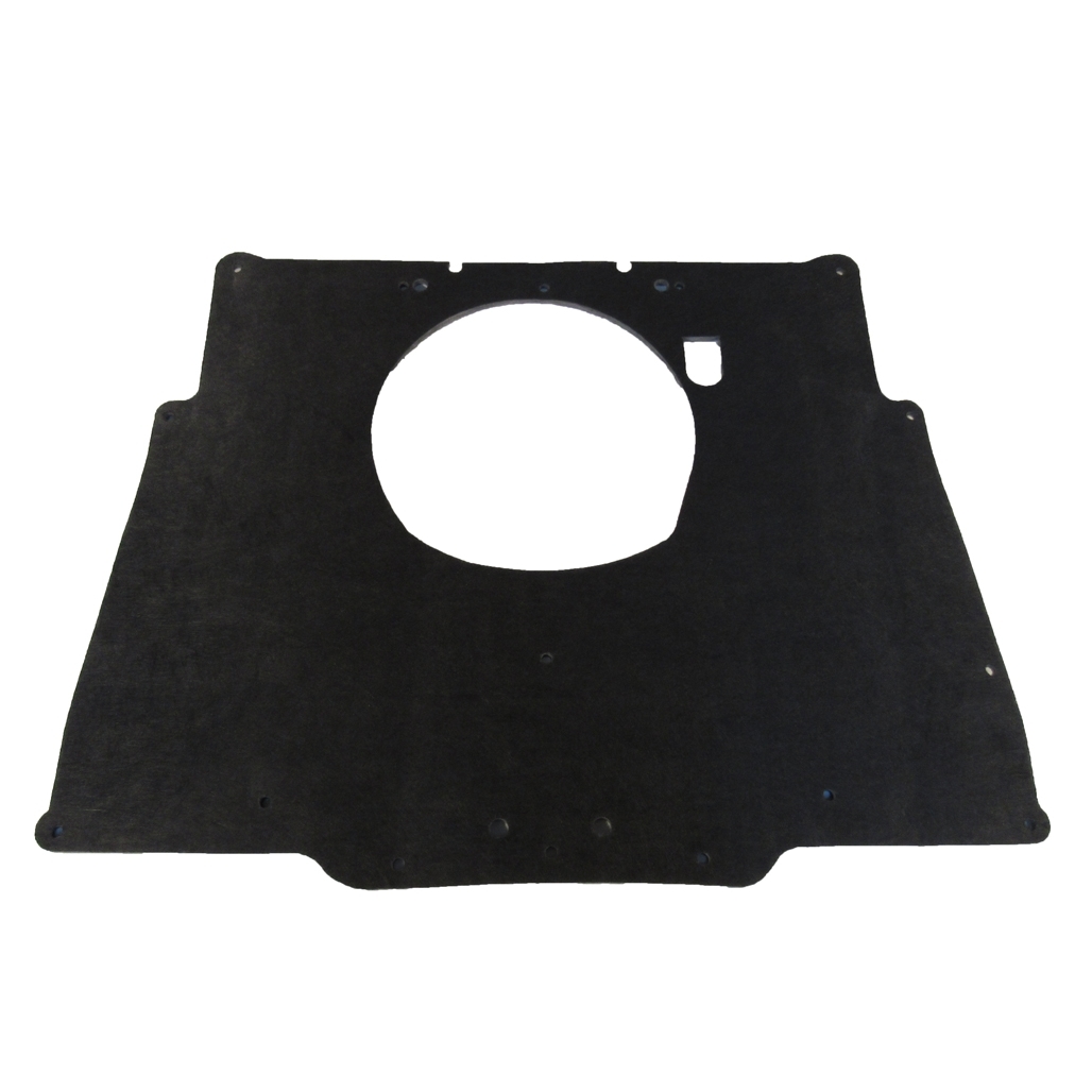 Hood Insulation Pad Heat Shield for 1980-1981 Chevrolet Camaro Gray Front 1 pc