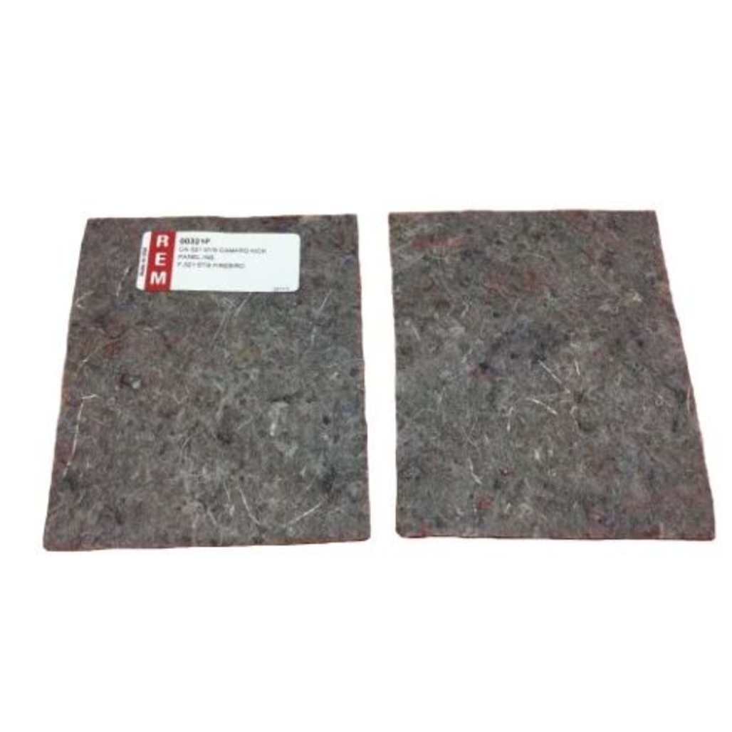 Kick Panel Insulation for 1967-1969 Chevrolet Camaro Standard Front LH RH 1 pc Kick Panel Insulation for 1967-1969 Chevrolet Camaro Standard Front LH RH 1 pc