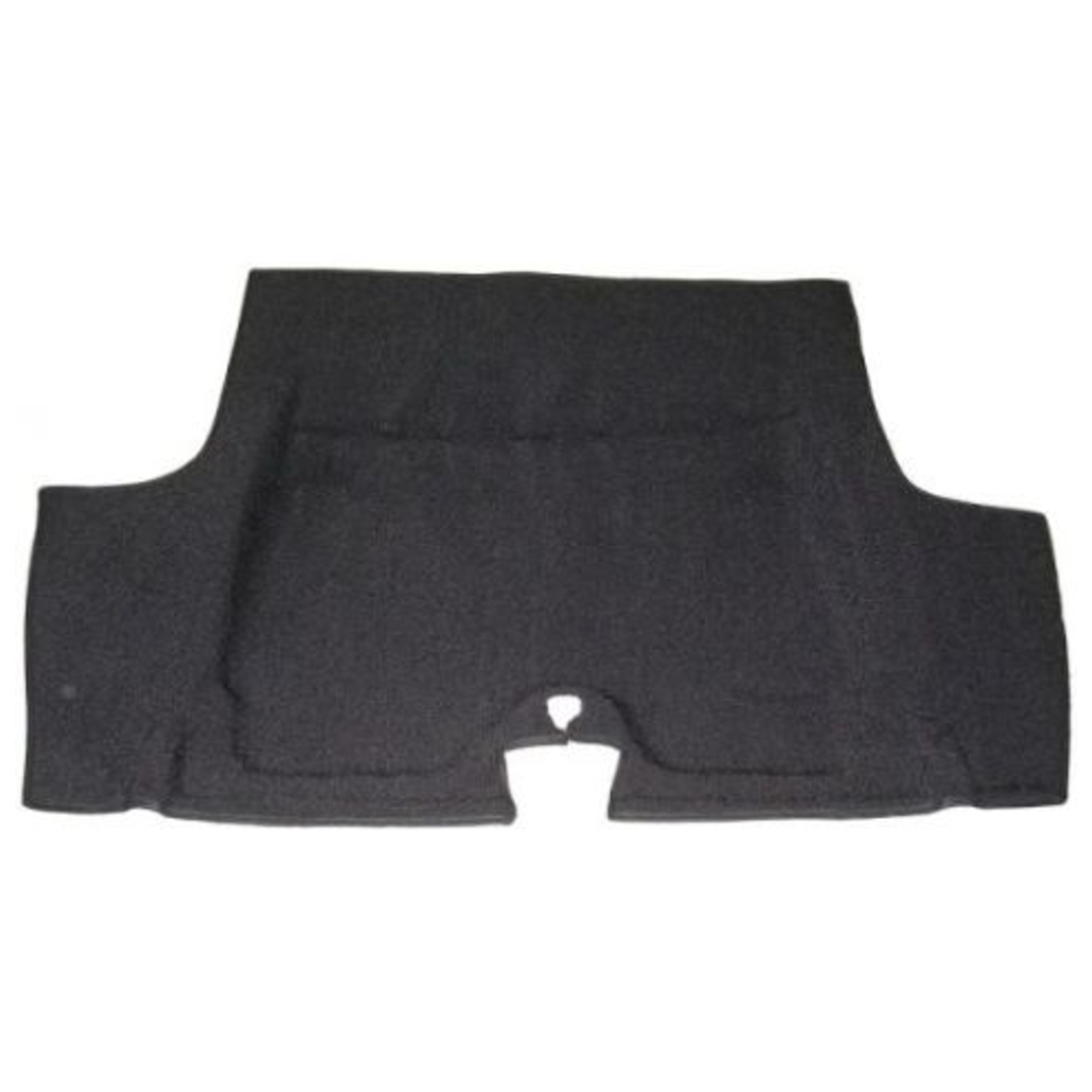 Trunk Floor Mat Cover for 1967-1968 Chevrolet Camaro Hardtop Aqua Houndstooth, protects trunk floor, Aqua Rubber material.