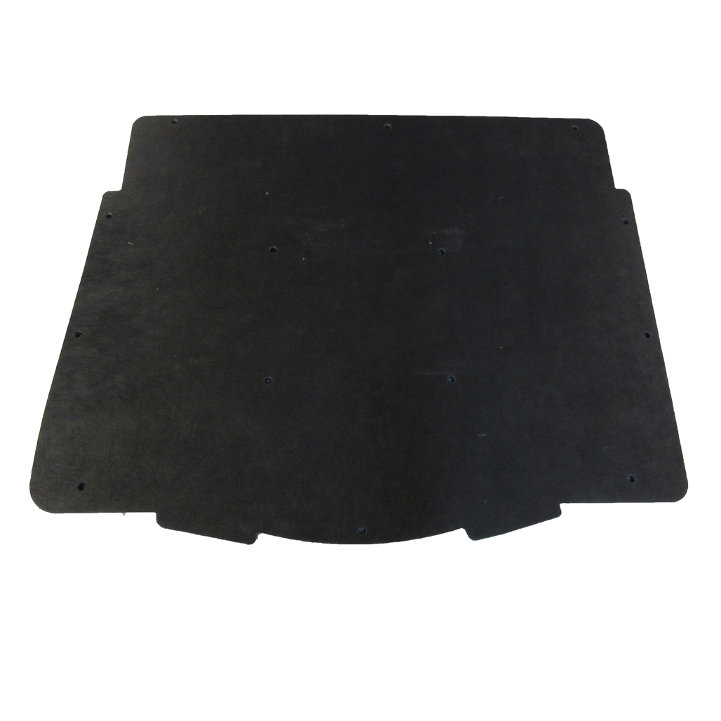 Fiberglass Hood Insulation Pad Heat Shield for Pontiac Catalina 1973-1974, Gray/Black, US-made - Reduce Engine Noise & Heat