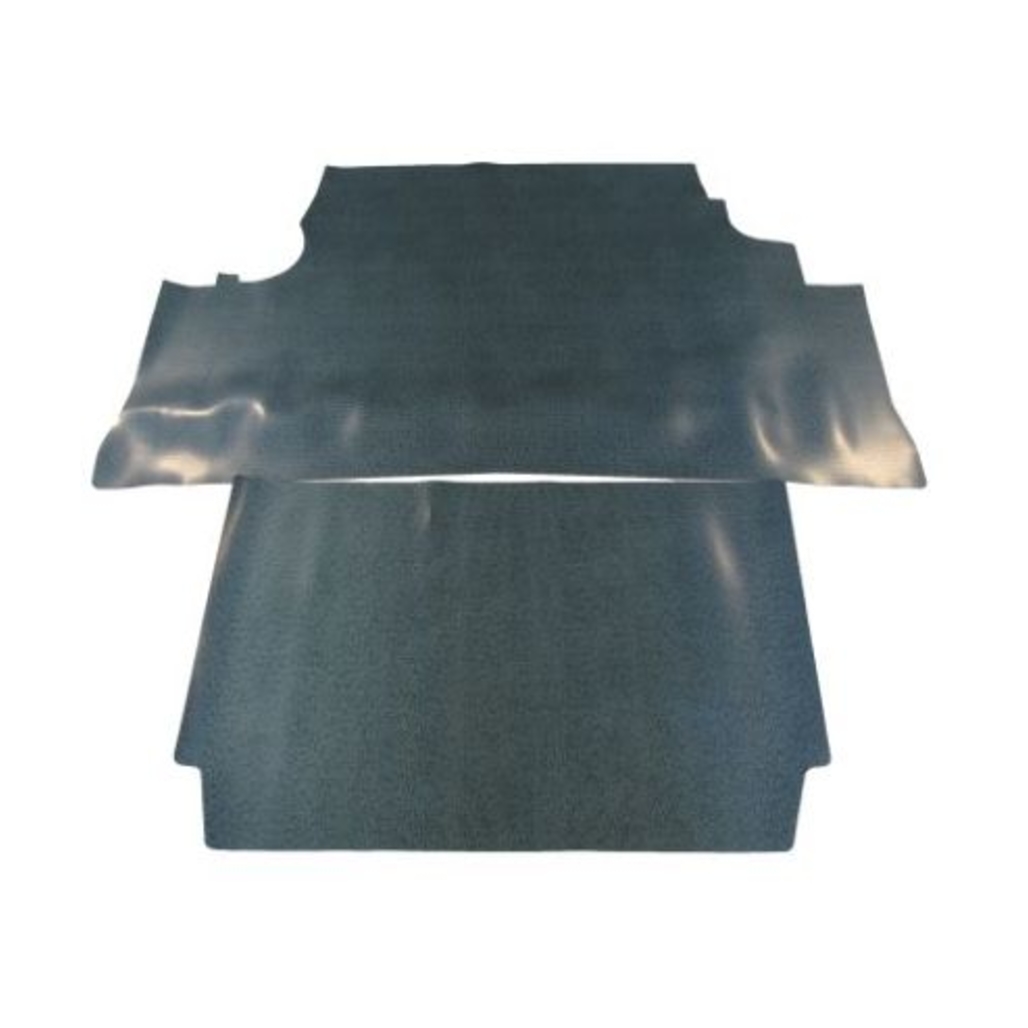 Trunk Floor Mat Cover for 1963 Pontiac Catalina Convertible, Aqua Rubber Material, 2pc Set, US-Made OEM Replica