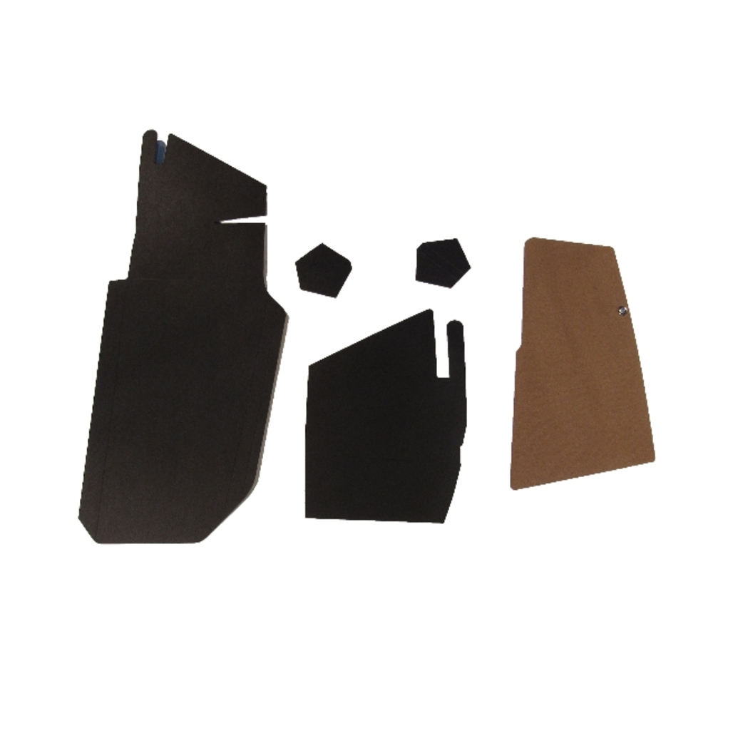Side Panels Double Black Panelboard 5 Piece for 1966-1967 Charger Made in USA Side Panels Double Black Panelboard 5 Piece for 1966-1967 Charger Made in USA