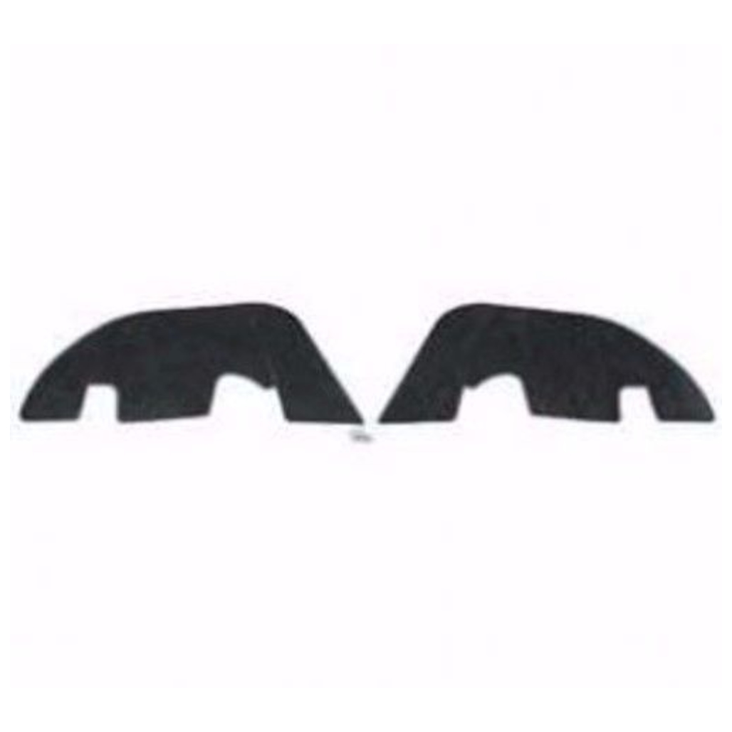 Splash Shield for 1966-1970 Dodge Charger Masticated Rubber Unpainted Front 2pcs Splash Shield for 1966-1970 Dodge Charger Masticated Rubber Unpainted Front 2pcs