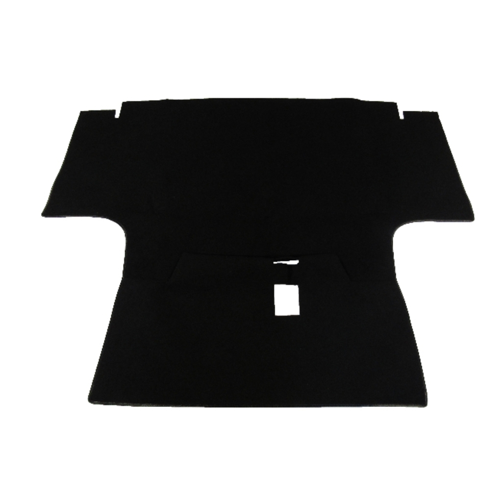 Trunk Floor Mat Cover for 1965-1966 Chrysler New Yorker Sedan, Black Carpet Material, US Manufactured, OEM Quality.