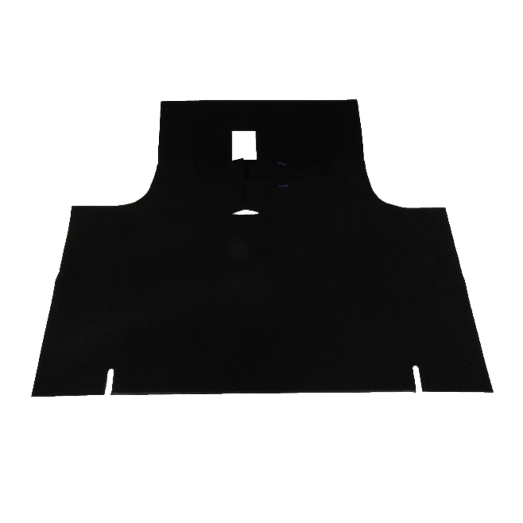 Trunk Floor Mat Cover for 1967-1968 Chrysler New Yorker Sedan, Hardtop - Black Carpet Material - OEM Quality Replication.