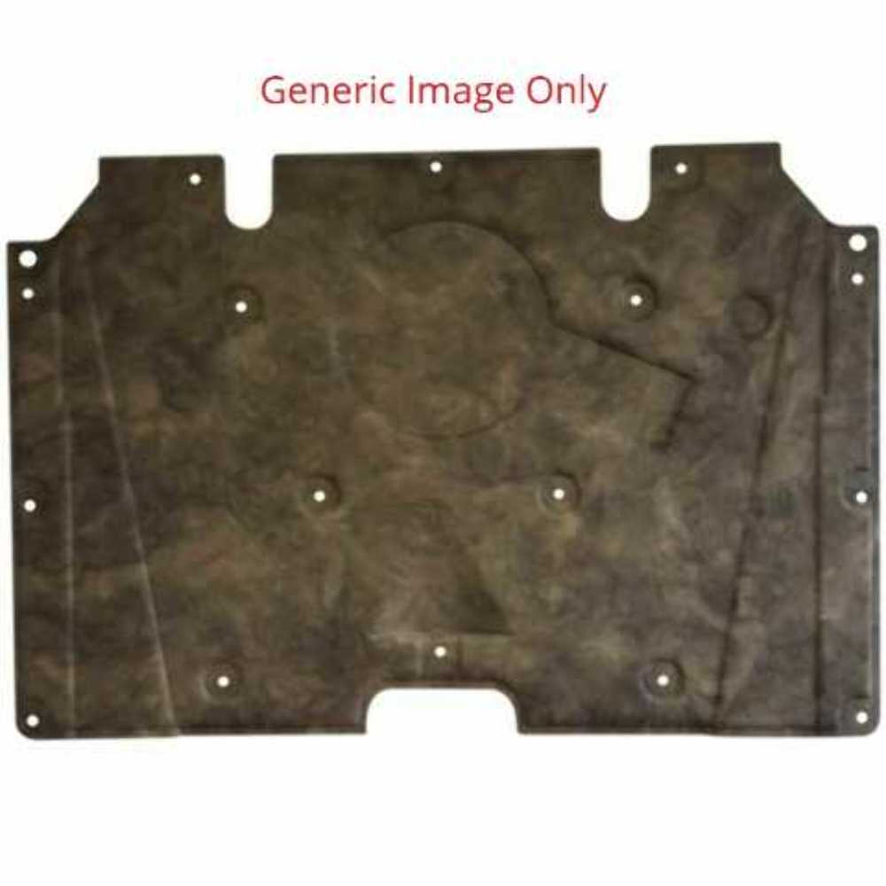1966 Oldsmobile Cutlass Hood Insulation Pad Heat Shield - Fiberglass Molded Front Cover in Gray, US Made.