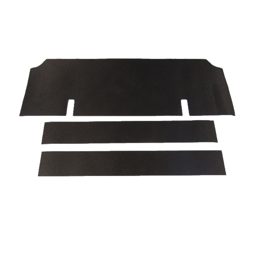 Rear Sound Deadener Waffled Tar Saturated Felt 3pc for 1970-72 Olds Cutlass