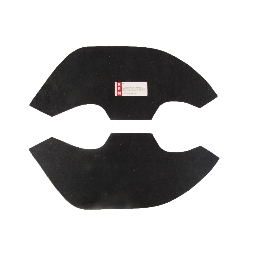 A-Arm Dust Shield for Metal Fender W/Staples - Pair for 1968-1972 Chevelle