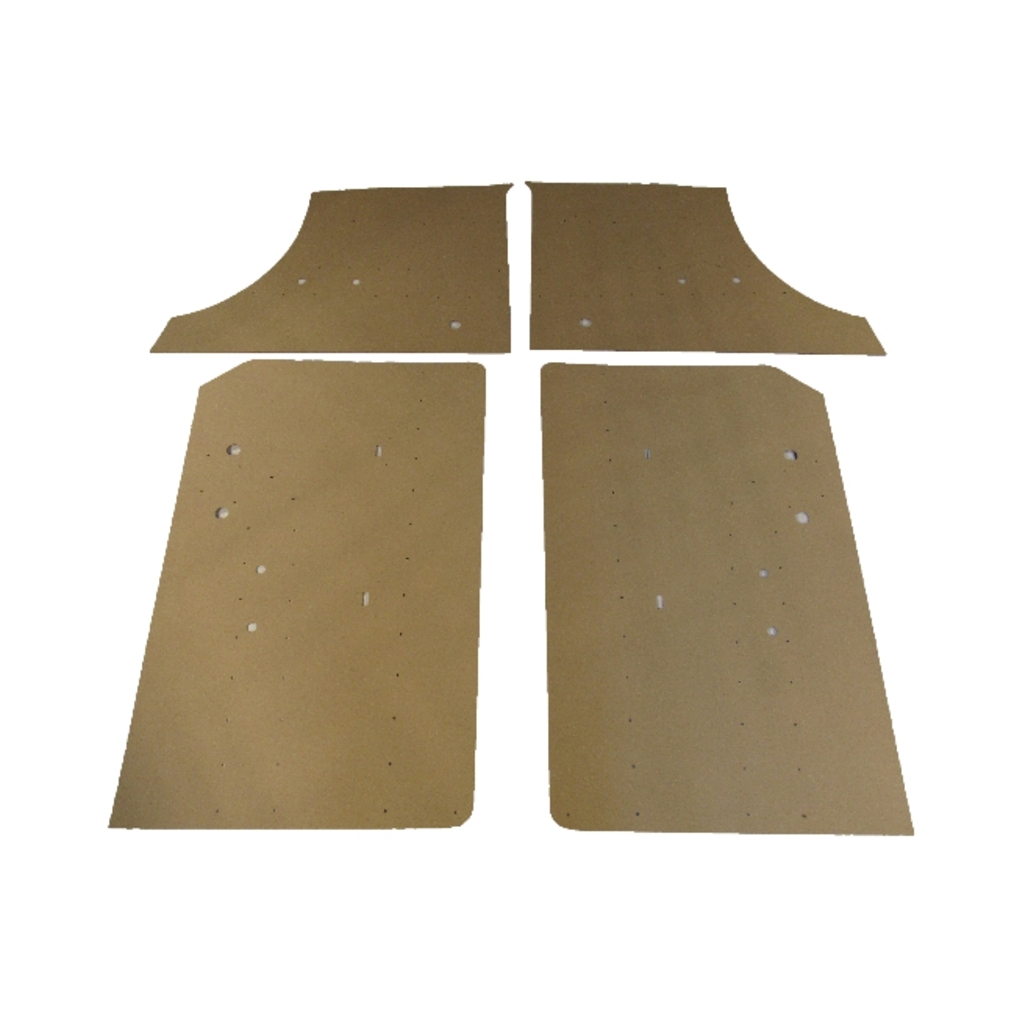 Interior Side Panel Backer Board 4pc for 1949-1952 Chevrolet Styleline Deluxe