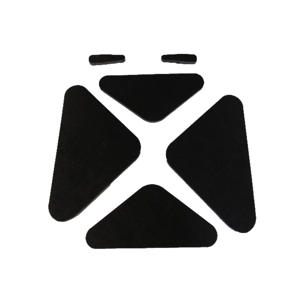 1961 Chevrolet Impala Hood Insulation Pad Heat Shield in Gray Fiberglass Material Made in USA for Engine Noise Reduction