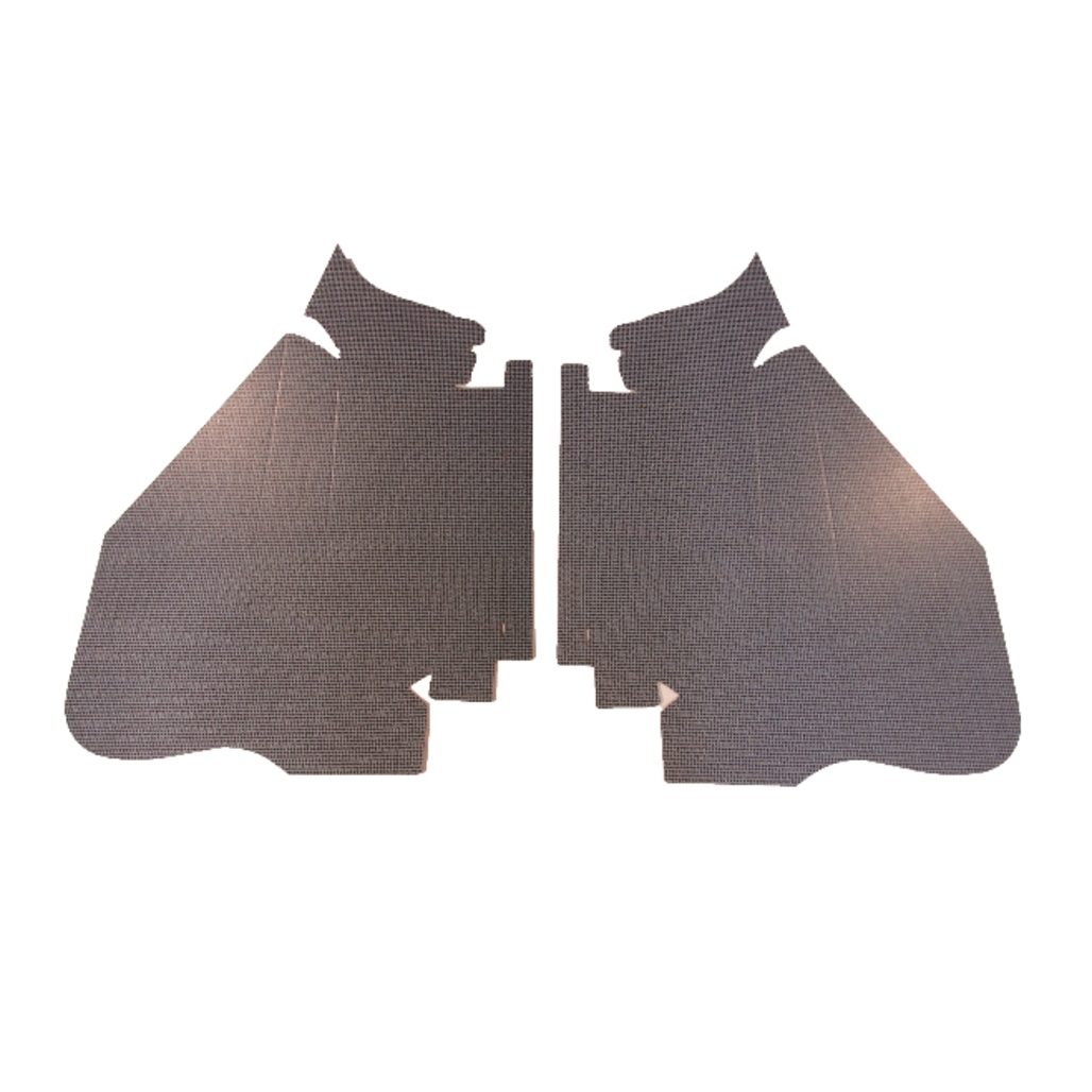 Trunk Side Panel Board for 1960 Chevrolet Impala Convertible 2-DR Gray Rear 2pcs