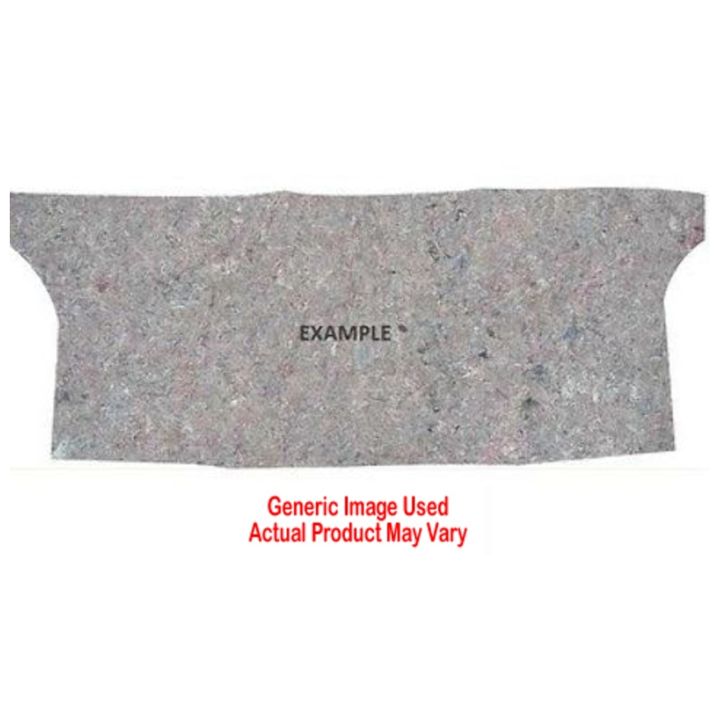 Trunk Divider Insulation Jute 1pc for 1982-1987 Chevrolet Cavalier Sedan Black