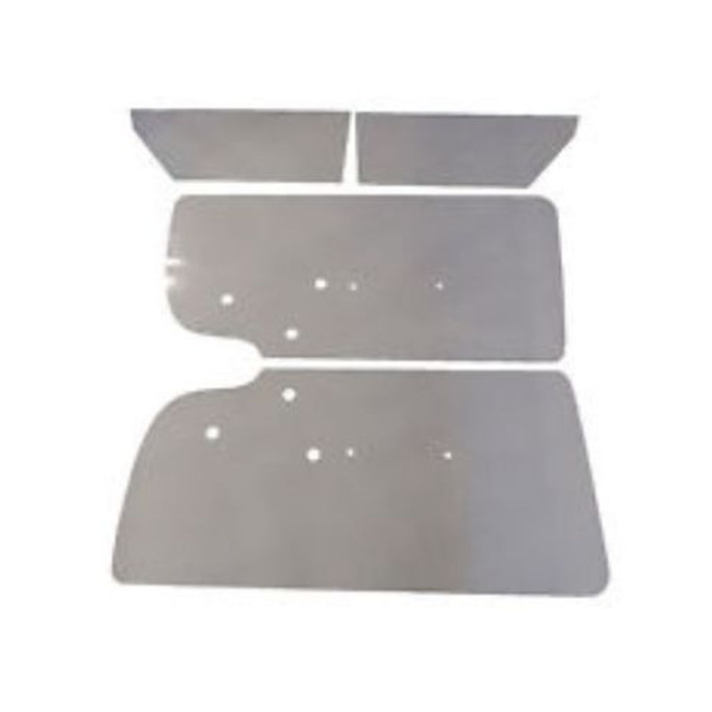 Water Shield Vapor Barrier for 1959-60 Chevrolet Impala 2 Dr 4pc Seat Side Panel Water Shield Vapor Barrier for 1959-60 Chevrolet Impala 2 Dr 4pc Seat Side Panel