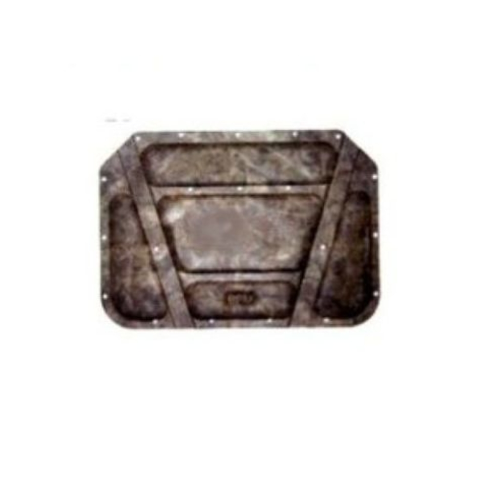 Molded Fiberglass Hood Insulation Pad Heat Shield for 1970-1976 Plymouth Duster - Gray/Black Front Cover - US Made Quality.