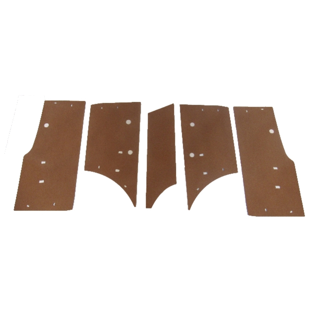 Interior Side Panel Backer Board for 1962-1963 Ford Falcon Station Wagon Front 5 pcs