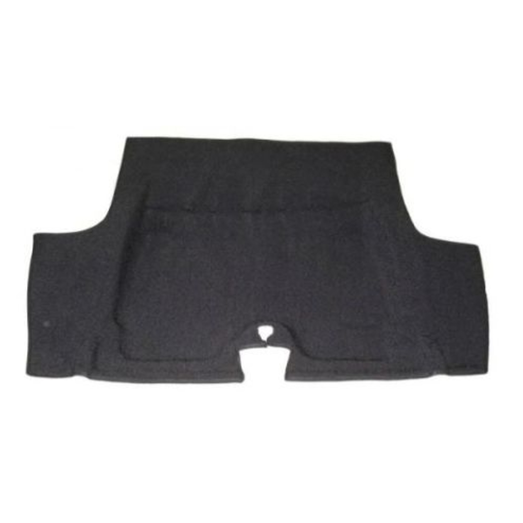 Trunk Floor Mat Cover for 1967-68 Pontiac Firebird Hardtop, Aqua Rubber Material, US Manufactured, OEM Quality Replication.
