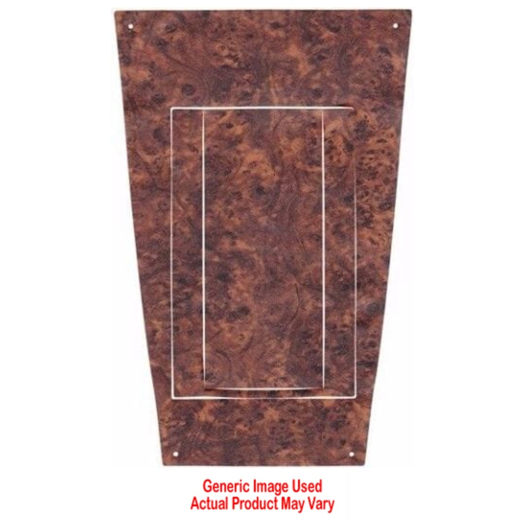 Console Cover Insert Trim Elm Burl Vinyl w/ Power Windows 1pc for 66 Thunderbird