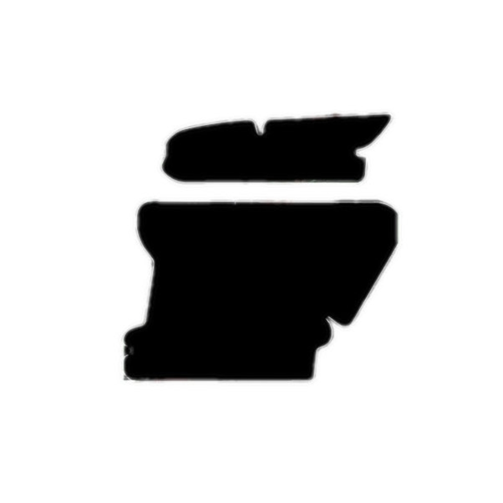 Trunk Side Panel Board for 1956 Ford Country Sedan Crown Victoria Black 2pc