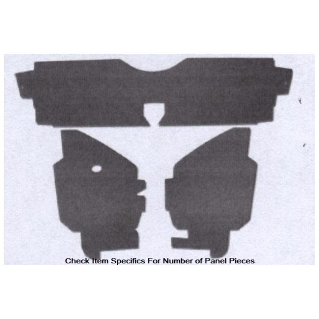 Side Panels Double Black Panelboard 3 Piece for 1977-79 LTD II Made in USA