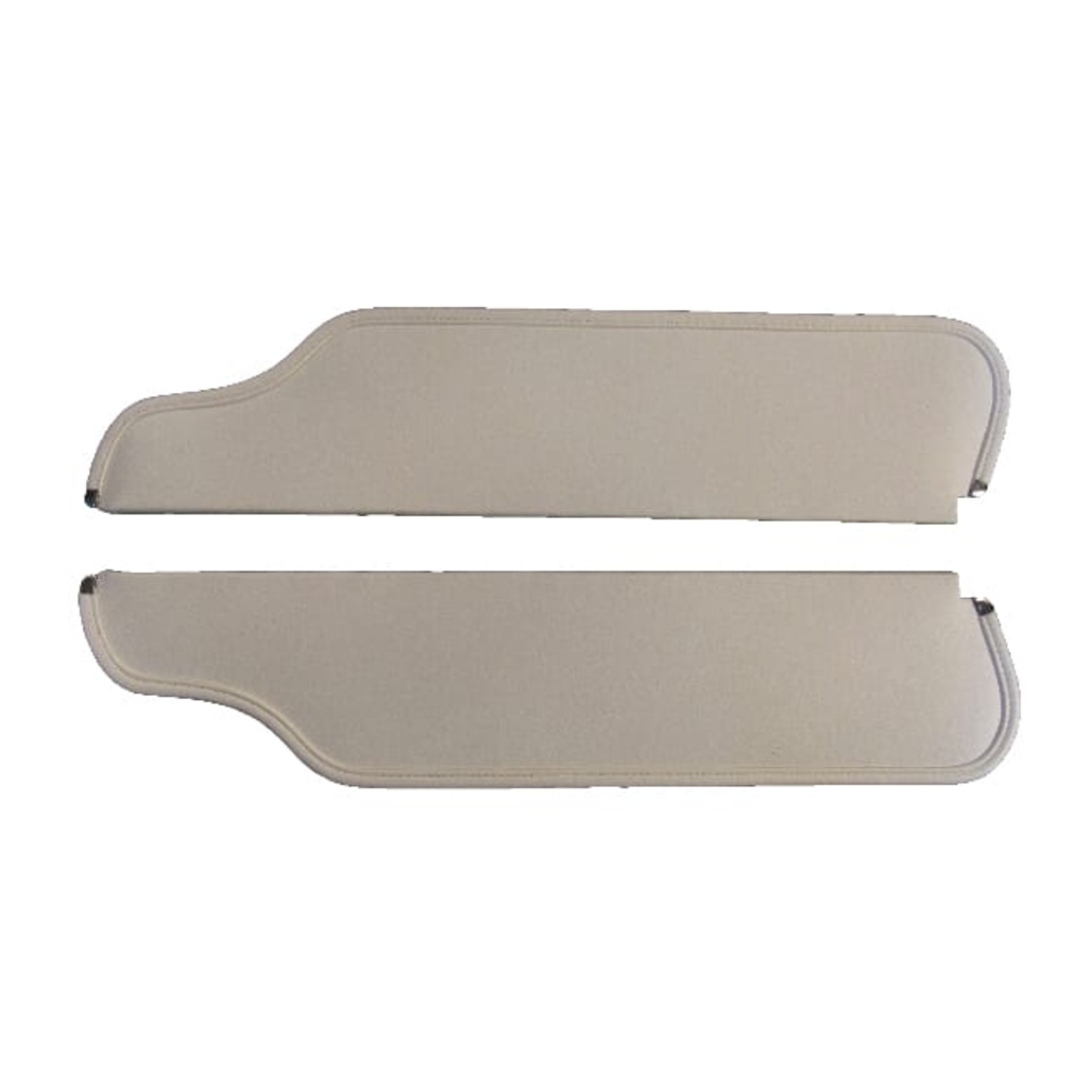 Sun Visor for 1952-54 Ford Crestline Convertible 2DR Cardboard/Fiberboard White