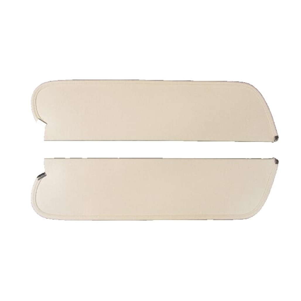 Sun Visor for 1955-1956 Ford Victoria Hardtop 2-Door Cardboard/Fiberboard White