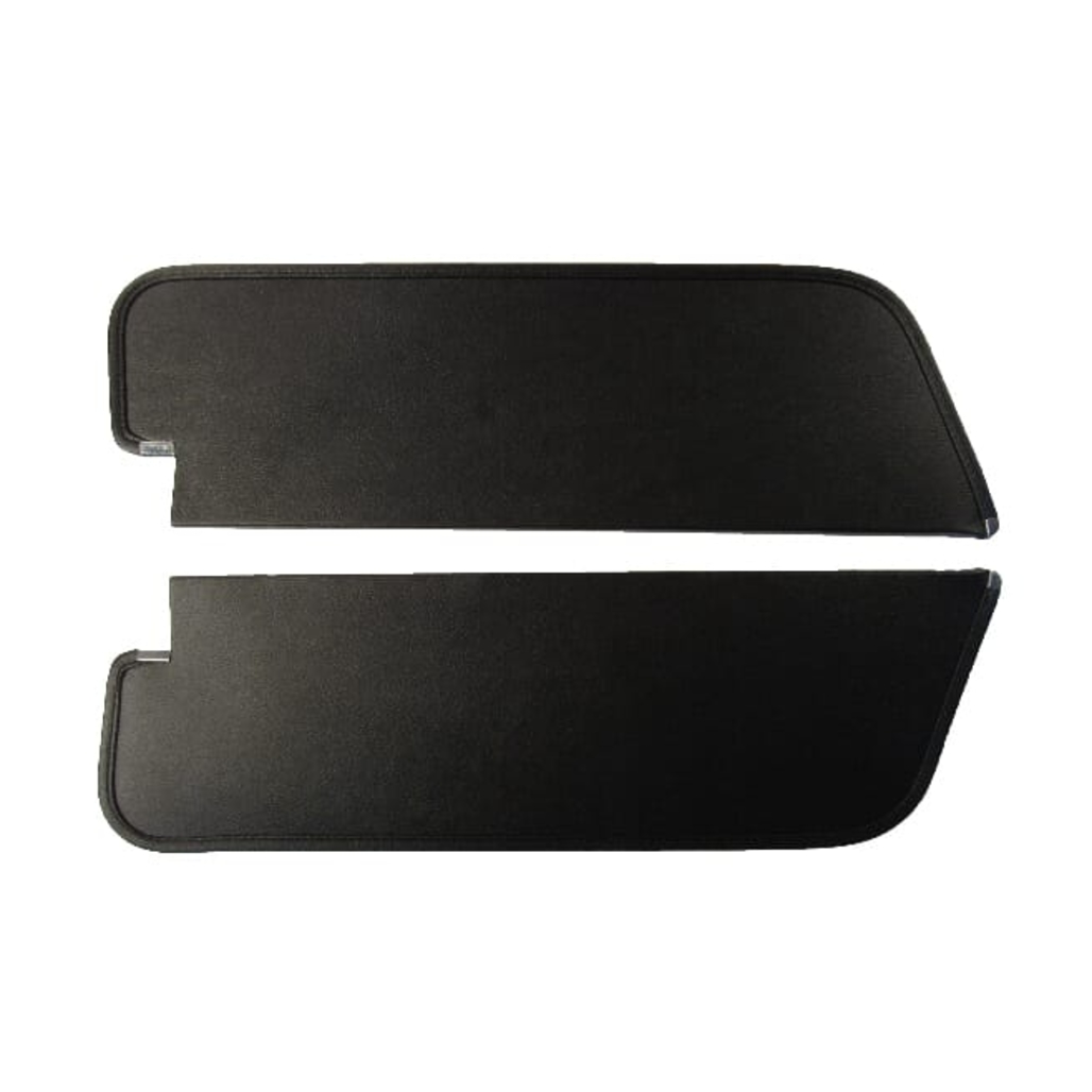 Sun Visor Smooth w/Cardboard Black for 1957 Ford Fairlane (500), Custom (300)