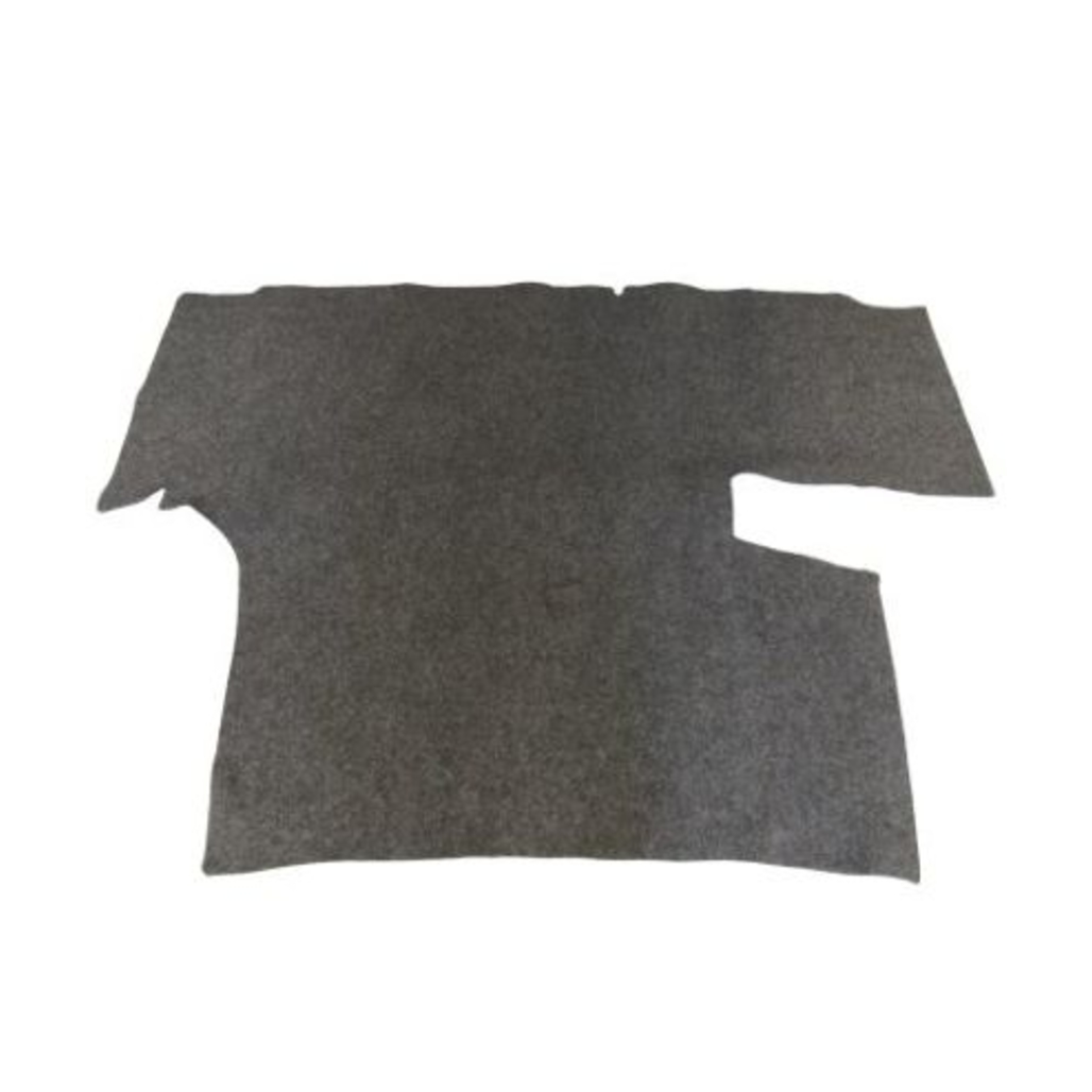 Trunk floor mat cover in Charcoal Heather for 1977-1979 Ford Thunderbird, crafted in the US for precise fit & protection.
