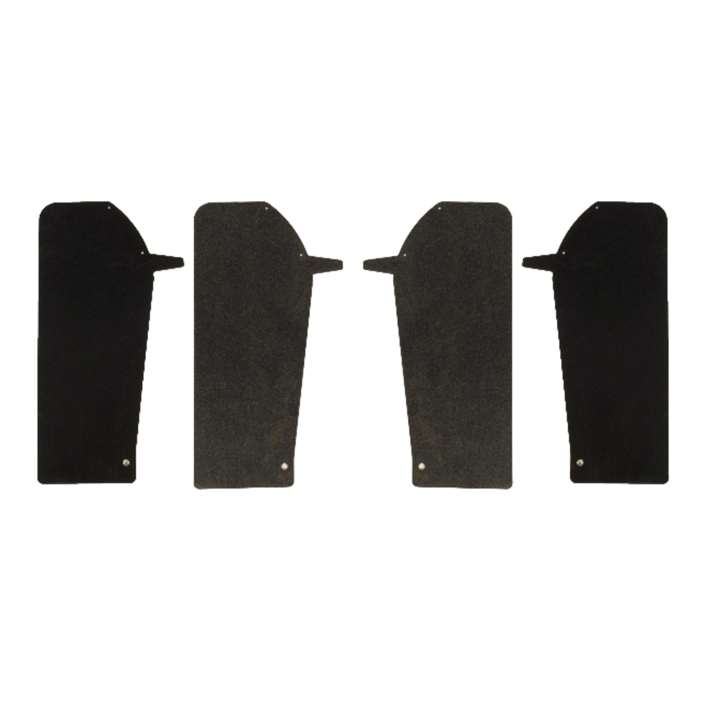 Rear Fender Inner Splash Shields 4pc for 1973-1979 Ford Truck Made in USA Rear Fender Inner Splash Shields 4pc for 1973-1979 Ford Truck Made in USA