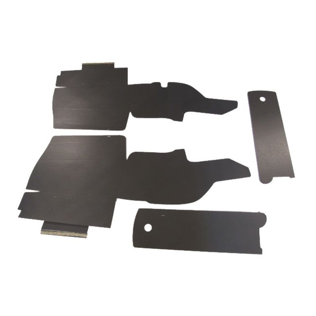 Trunk Side Panel Board 4pc for 1963 Plymouth Sport Fury 2 Door Convertible Gray