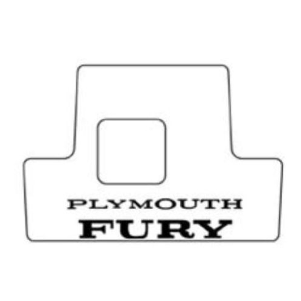 Trunk floor mat cover for 1977-1978 Plymouth Fury 2 Door Hardtop, USA-made, protects trunk from spills, mud, snow, & debris.