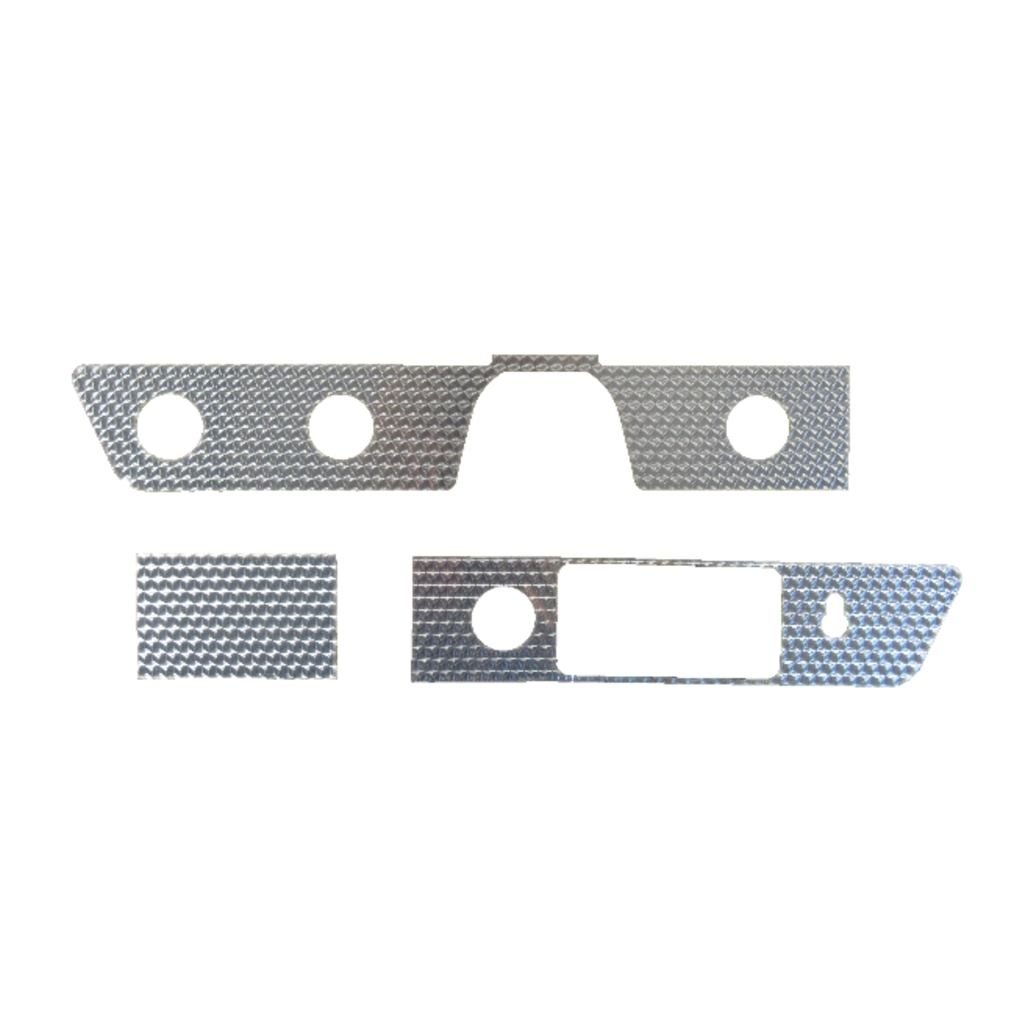 Dash Cover Insert Trim for 1964-1965 Pontiac GTO Aluminum 3pc Made in USA Dash Cover Insert Trim for 1964-1965 Pontiac GTO Aluminum 3pc Made in USA