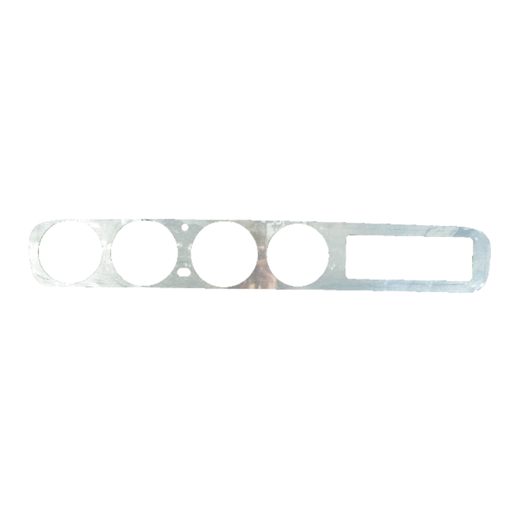 Dash Cover Insert Backer for 1965 Pontiac GTO Aluminum Standard Front 1 piece