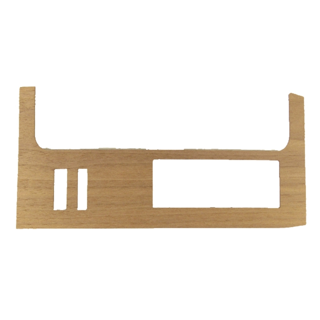 A/C Control Dash Cover Insert Trim, Walnut Wood Veneer 1pc for 1965 Pontiac GTO A/C Control Dash Cover Insert Trim, Walnut Wood Veneer 1pc for 1965 Pontiac GTO