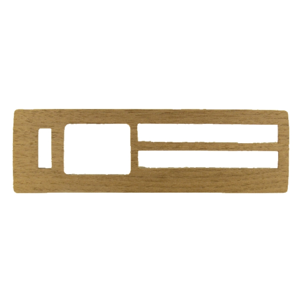 Dash Cover Insert Trim for 1966-1967 Pontiac GTO Walnut Wood Veneer Standard Dash Cover Insert Trim for 1966-1967 Pontiac GTO Walnut Wood Veneer Standard