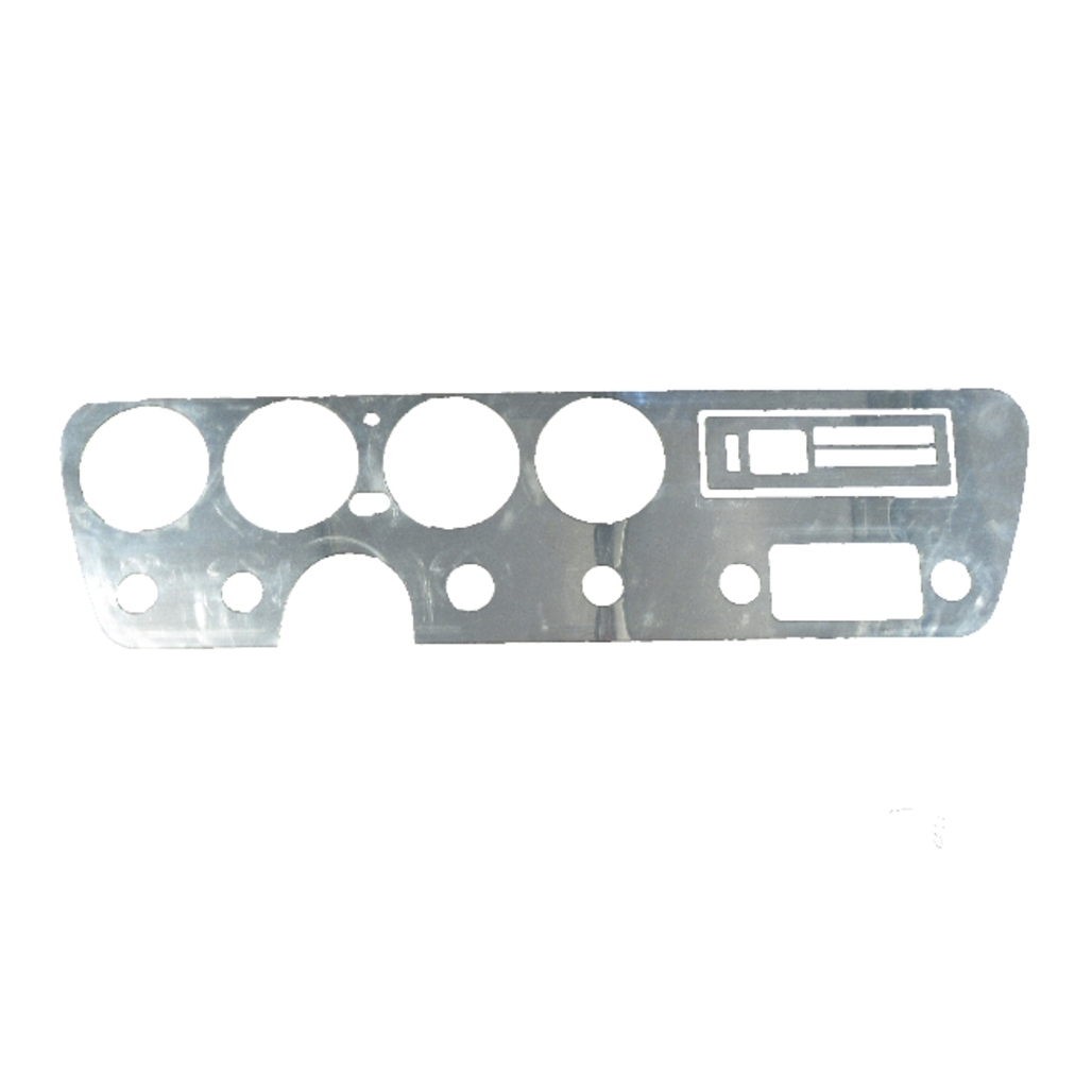 Dash Cover Insert Backer for 1967 Pontiac GTO Aluminum Standard Front 2 pieces