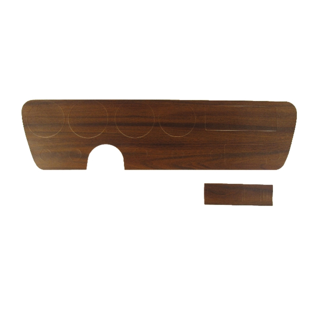 Dash Cover Insert Trim Gunstock Vinyl (Repro. Dash Carrier) 2pc for 1967 GTO Dash Cover Insert Trim Gunstock Vinyl (Repro. Dash Carrier) 2pc for 1967 GTO