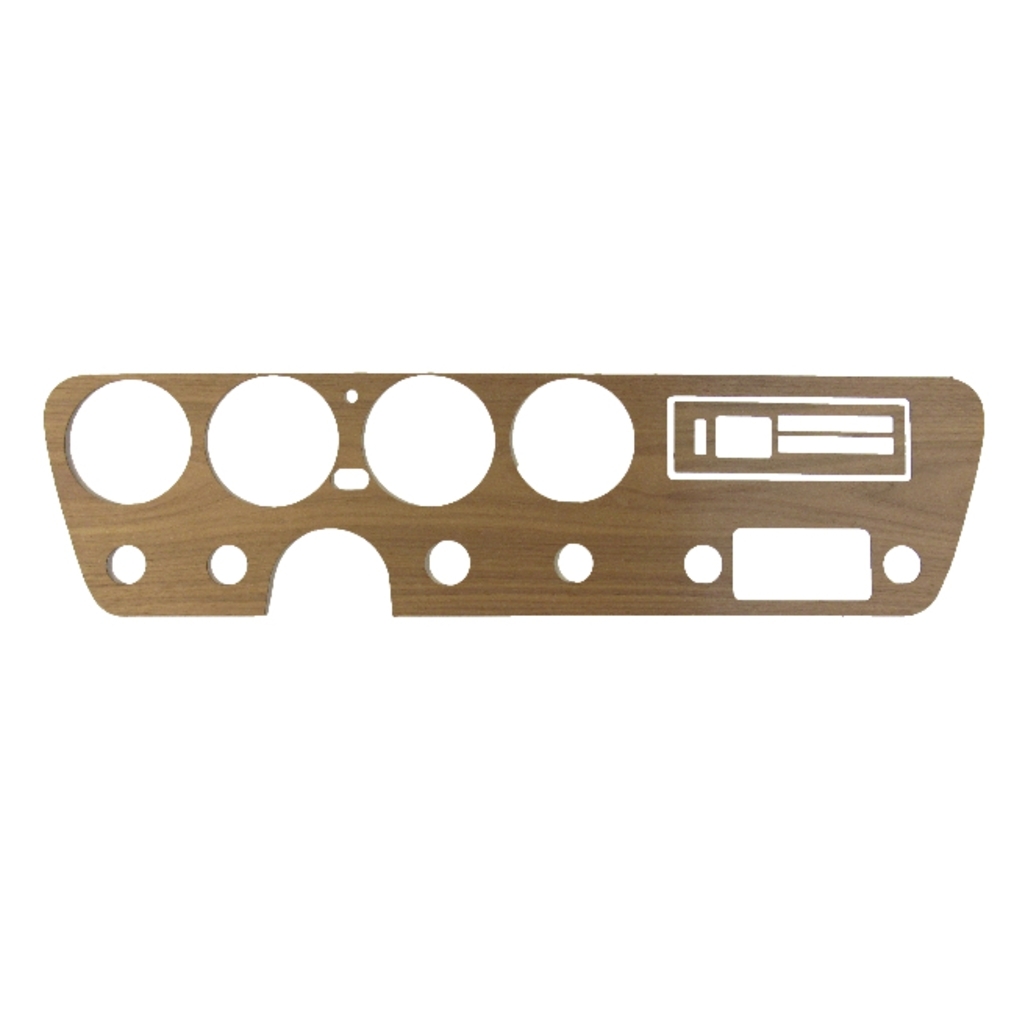 Dash Cover Insert Trim for 1967 Pontiac GTO Standard Wood Veneer (Assembly)