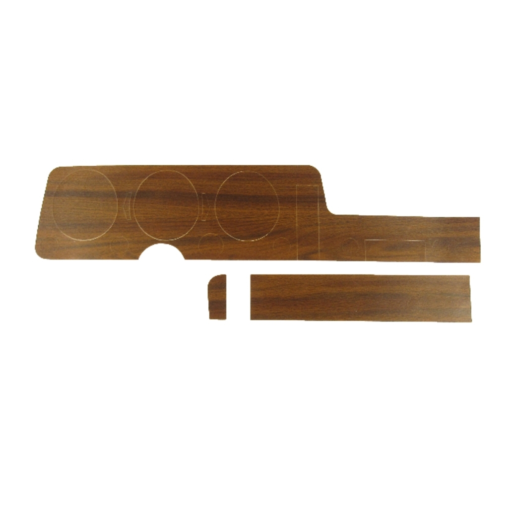 Dash Cover Insert Trim for 1968 Pontiac GTO Gunstock Vinyl 3pc Made in USA Dash Cover Insert Trim for 1968 Pontiac GTO Gunstock Vinyl 3pc Made in USA