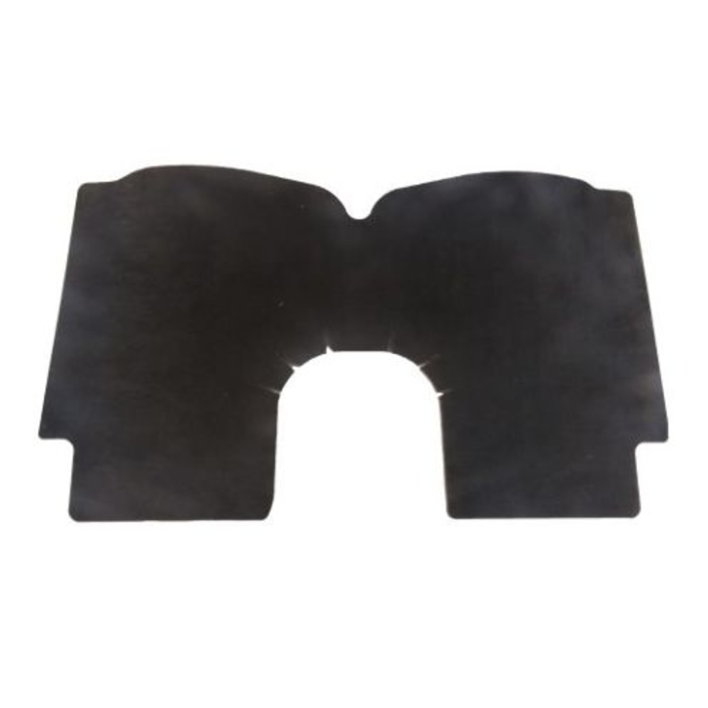 Hood Insulation Pad Heat Shield for Pontiac GTO 1975-1977, Gray Fiberglass Material, US-Made Engine Noise Reduction Solution.