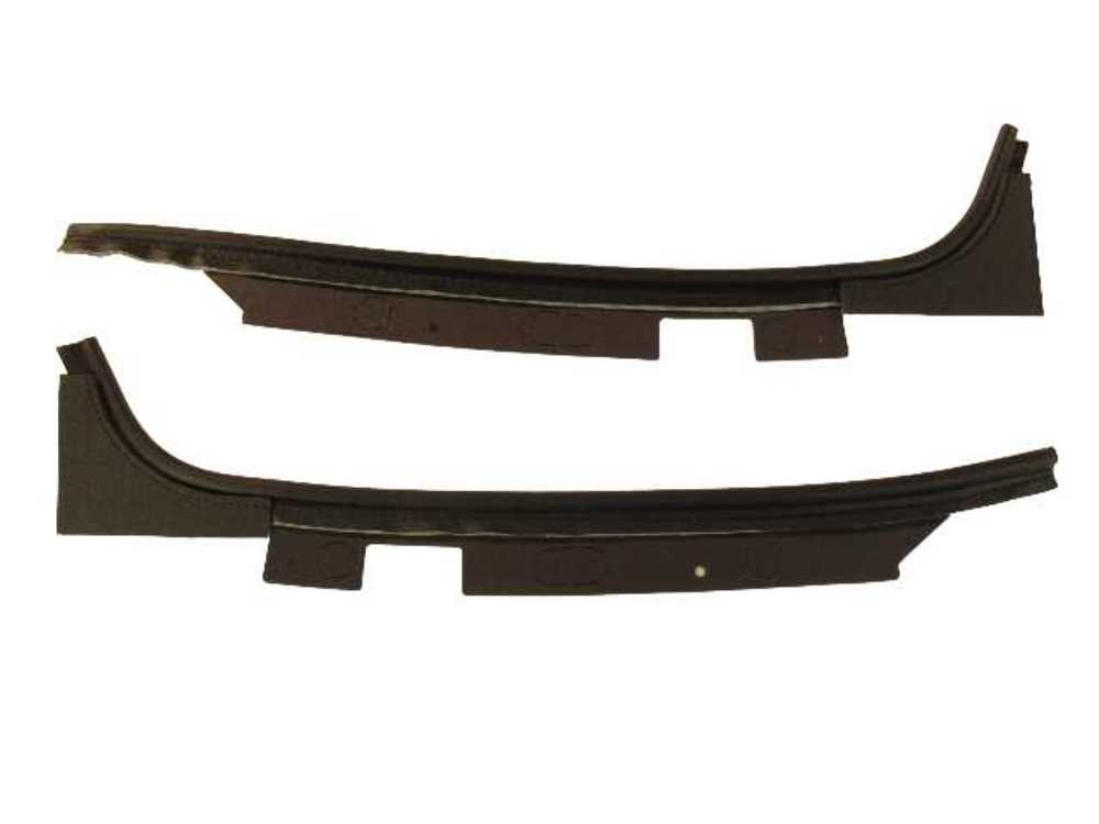 Windlace for 1968-1969 Pontiac GTO Vinyl Black Front 2 Pieces