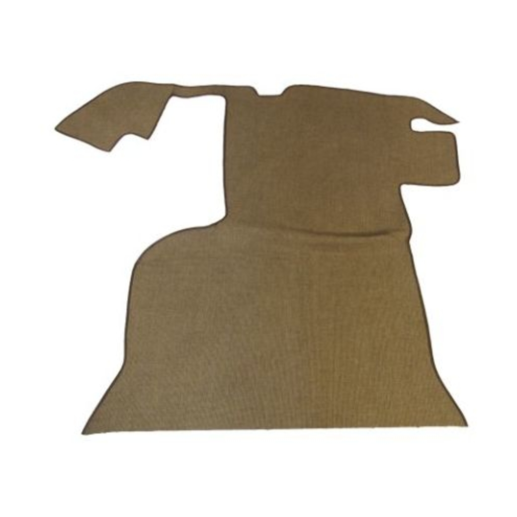 Trunk Floor Mat Cover for 1952-1954 Hudson Coupe, Brown Tweed Material, OEM Quality, Protects and Restores Trunk Floor.