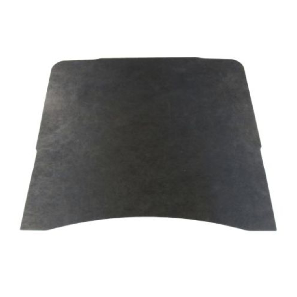 1977-1979 Lincoln Town Car Fiberglass Hood Insulation Pad Heat Shield in Gray, Front Cover for Engine Noise Reduction, including clips