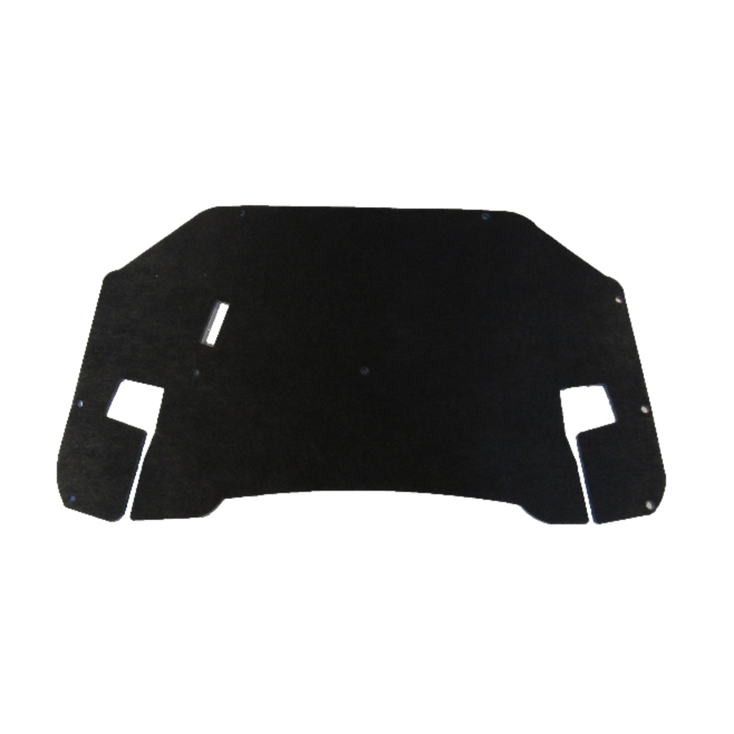 Hood Insulation Pad Heat Shield for Mercury Cougar 1989-1991, Gray Fiberglass Front Piece - Reduce Engine Noise and Heat.