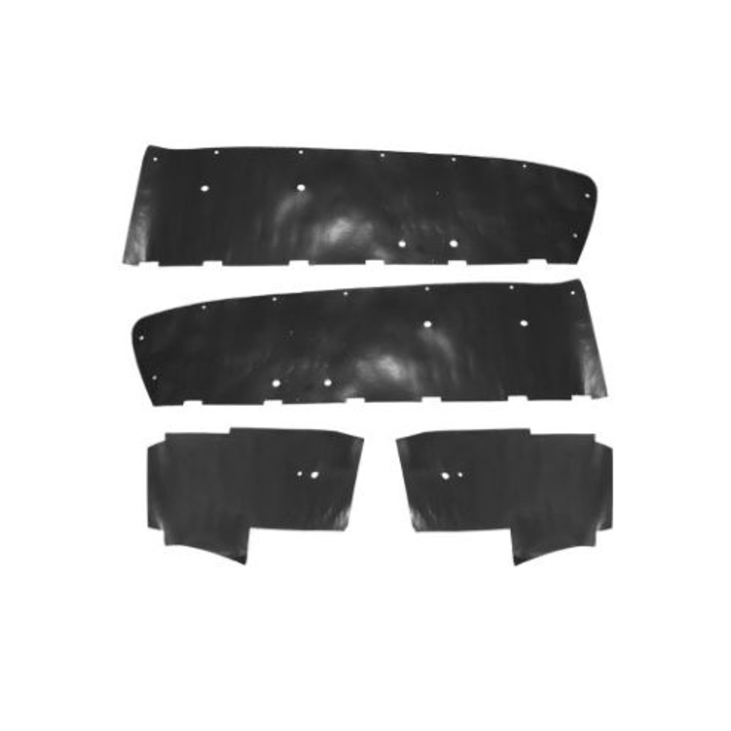 Water Shield Vapor Barrier for 1965-1966 Ford Mustang Convertible 4Pc Door Panel Water Shield Vapor Barrier for 1965-1966 Ford Mustang Convertible 4Pc Door Panel