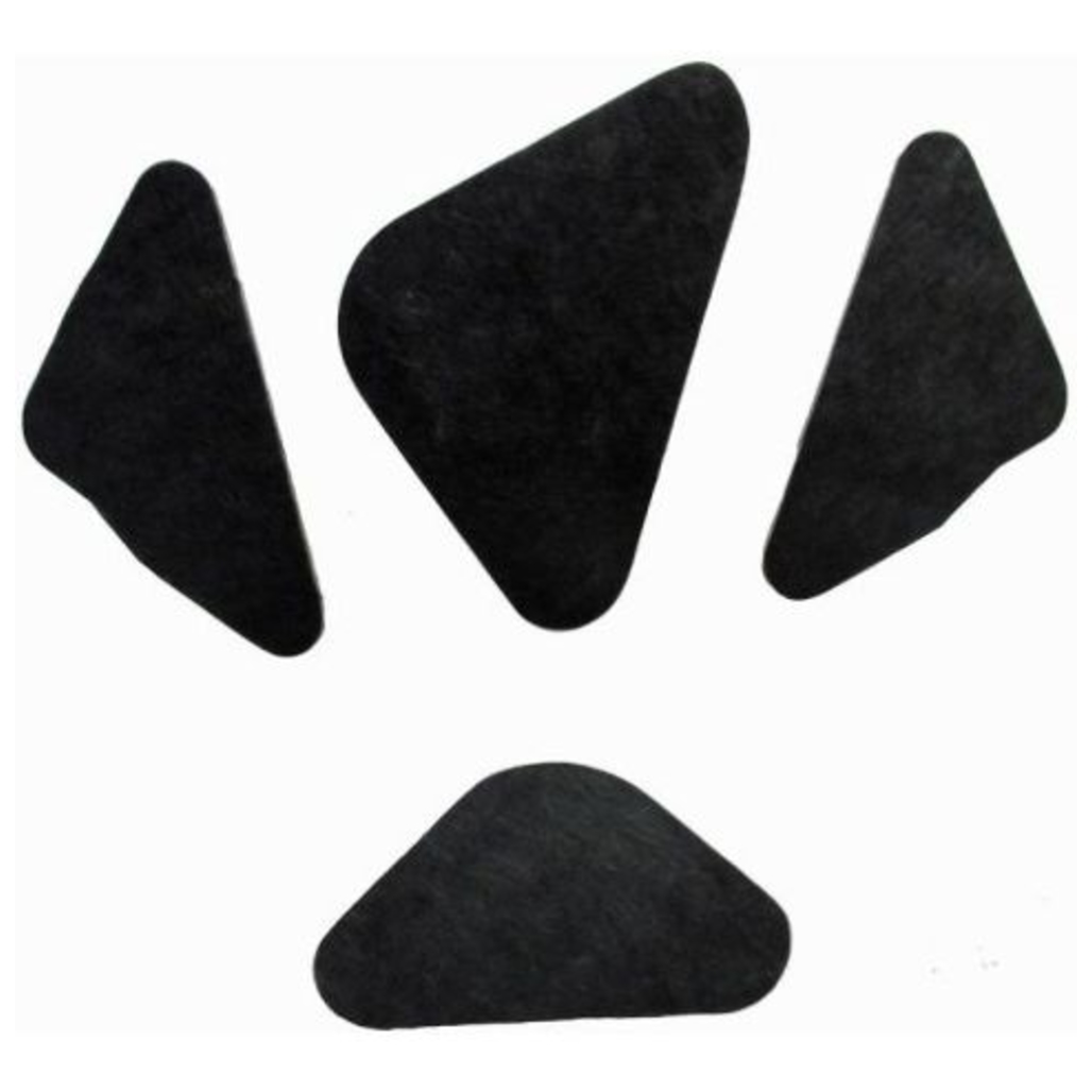 1968-1974 Chevrolet Nova Gray Fiberglass Hood Insulation Pad Heat Shield Front 4-Piece Kit for Engine Noise Reduction