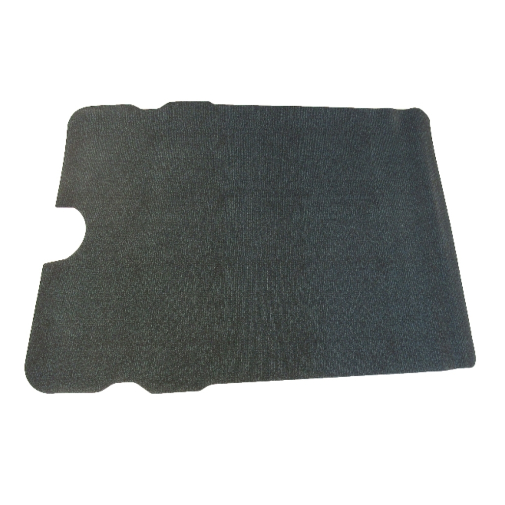 Trunk Floor Mat Cover for 1968-1972 Chevrolet Nova, Felt Material, Front to Third Row Coverage, Standard Color, Made in USA.