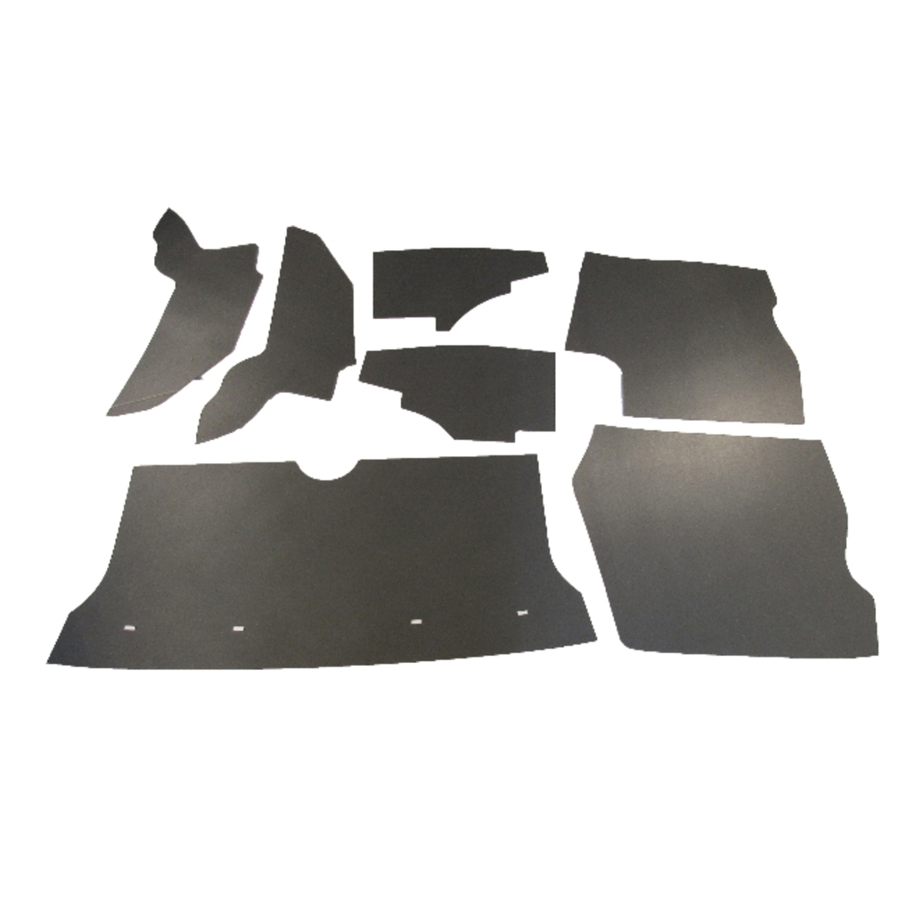 Trunk Side Panel Board for 1957-1959 Plymouth Belvedere Fury, Savoy 2DR Gray 7pc